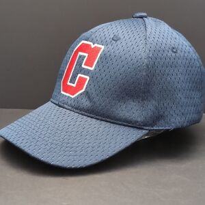 ATM International Full-Fit Men's Blue Cleveland Guardians Hat.